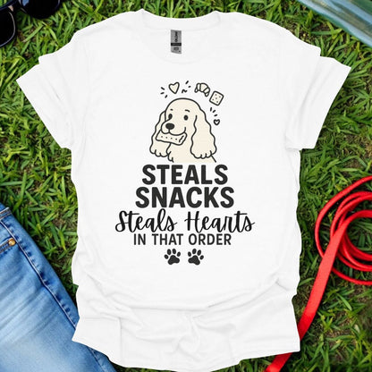 Cocker Steals Snacks T-Shirt