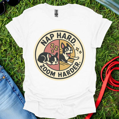 Frenchie Zoom Harder T-Shirt