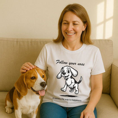 Follow Your Nose Beagle T-Shirt