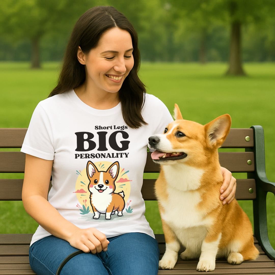 Short Legs Big Personality Corgi T-Shirt