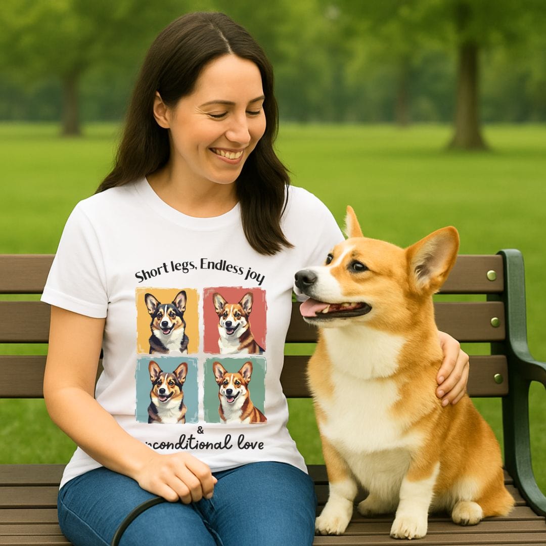 Short Legs, Endless Joy Corgi T-Shirt