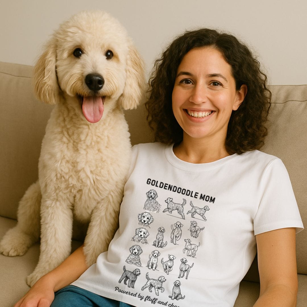 Goldendoodle Mom Grid T-Shirt