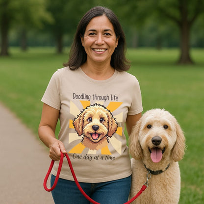 Doodling Through Life Goldendoodle T-Shirt