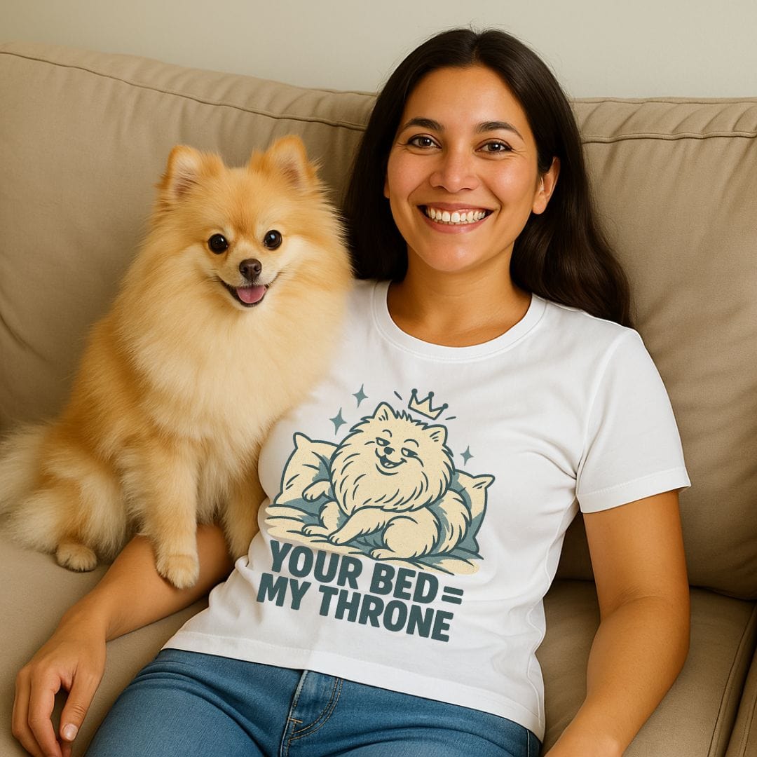 Pomeranian Throne T-Shirt