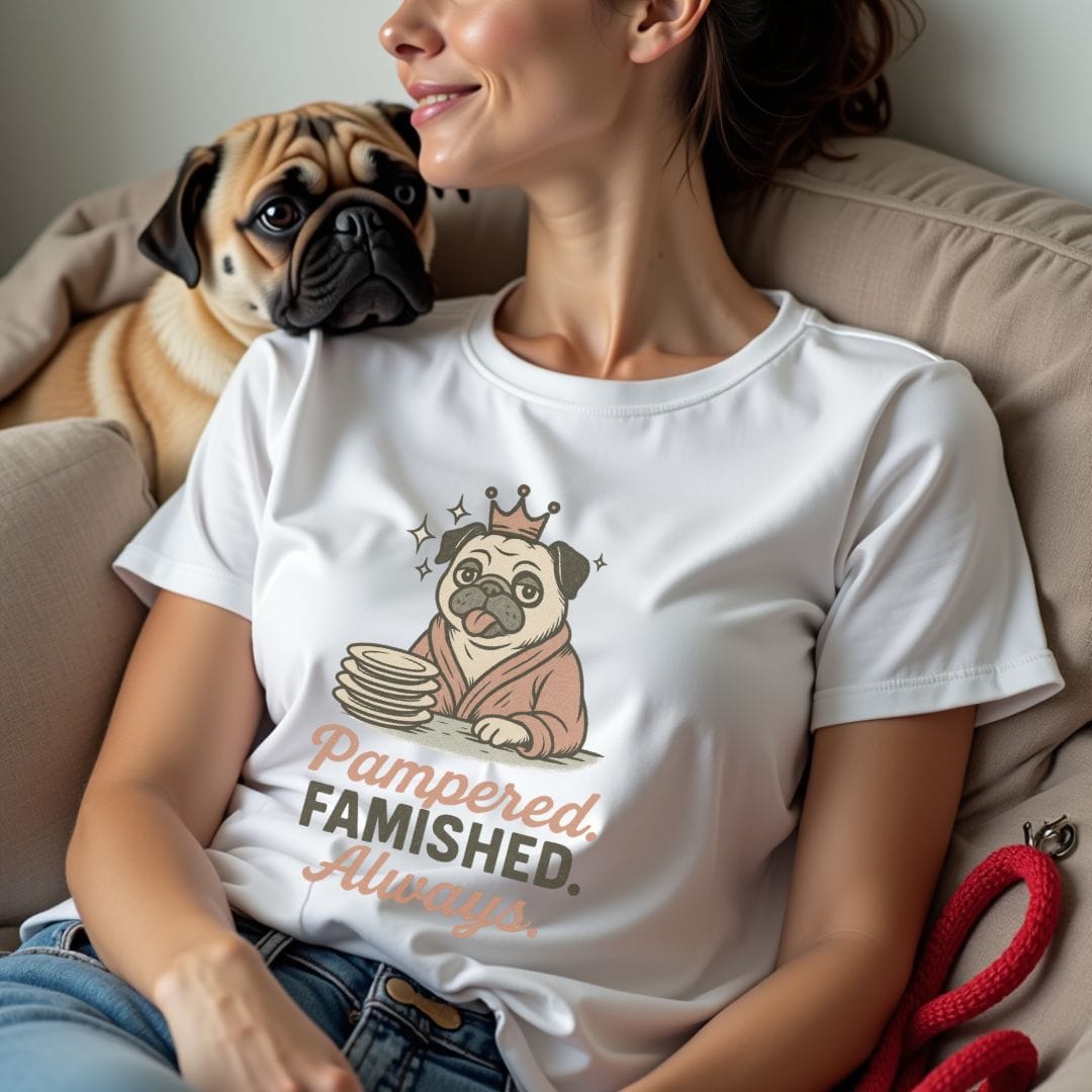 Pampered Pug T-Shirt