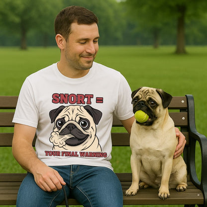 Pug Warning T-Shirt
