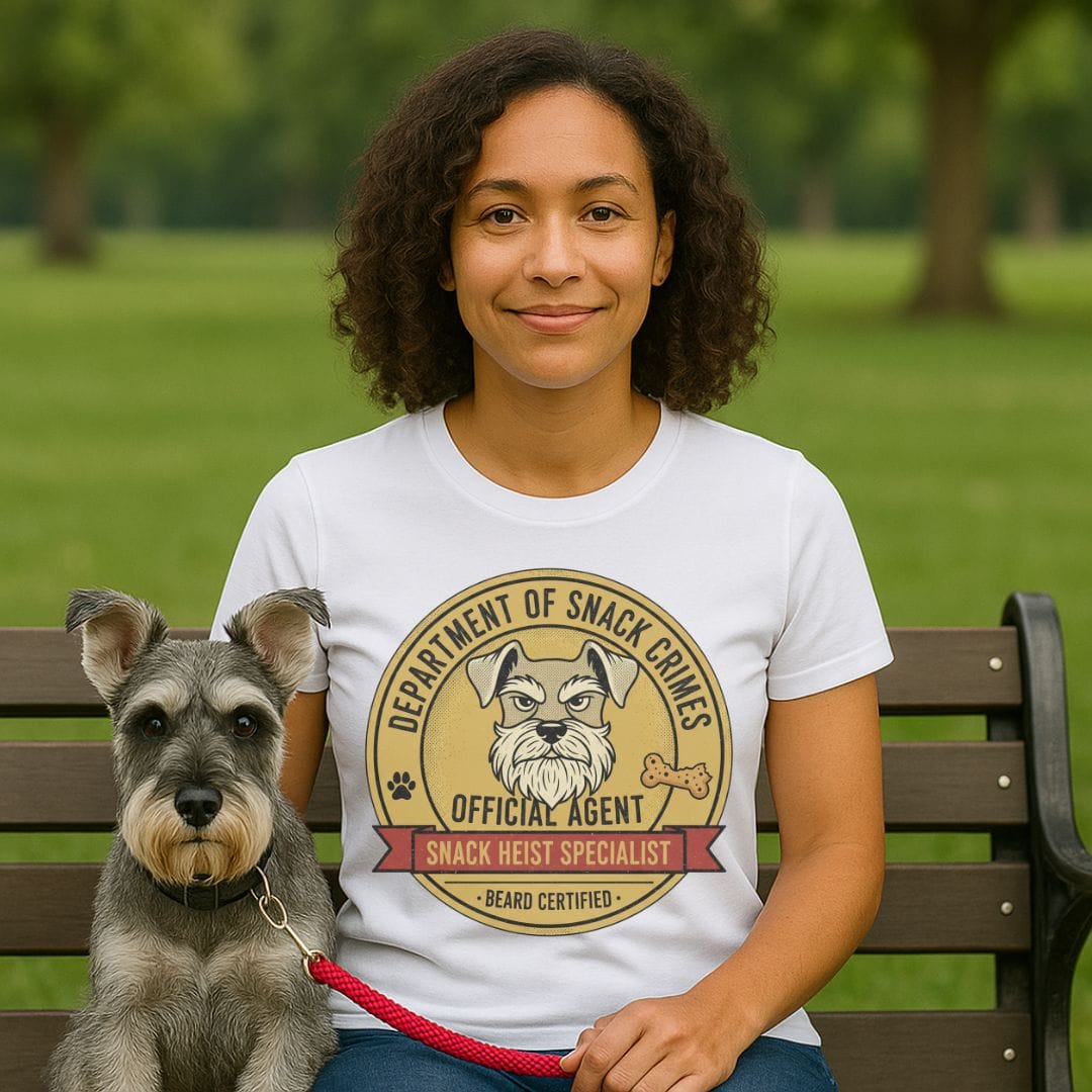 Schnauzer Snack Heist Specialist T-Shirt