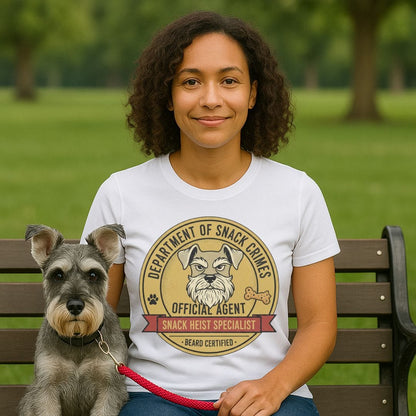 Schnauzer Snack Heist Specialist T-Shirt